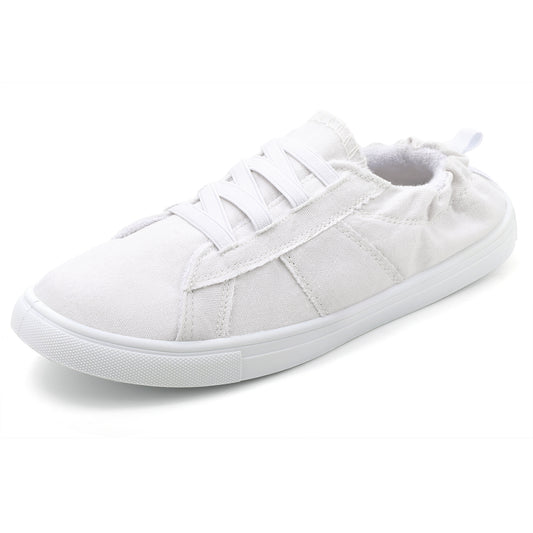 Soft Canvas Slip-On Sneakers – Lightweight Comfort non-slip Shoes