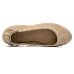 Velva - Khaki - Women's Slip On Ballet Flat