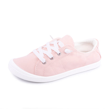 Classic Women's flat Canvas shoes - Lightweight Non-Slip Sneakers