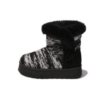 Western Inspired Women Winter Boots Warm Cozy