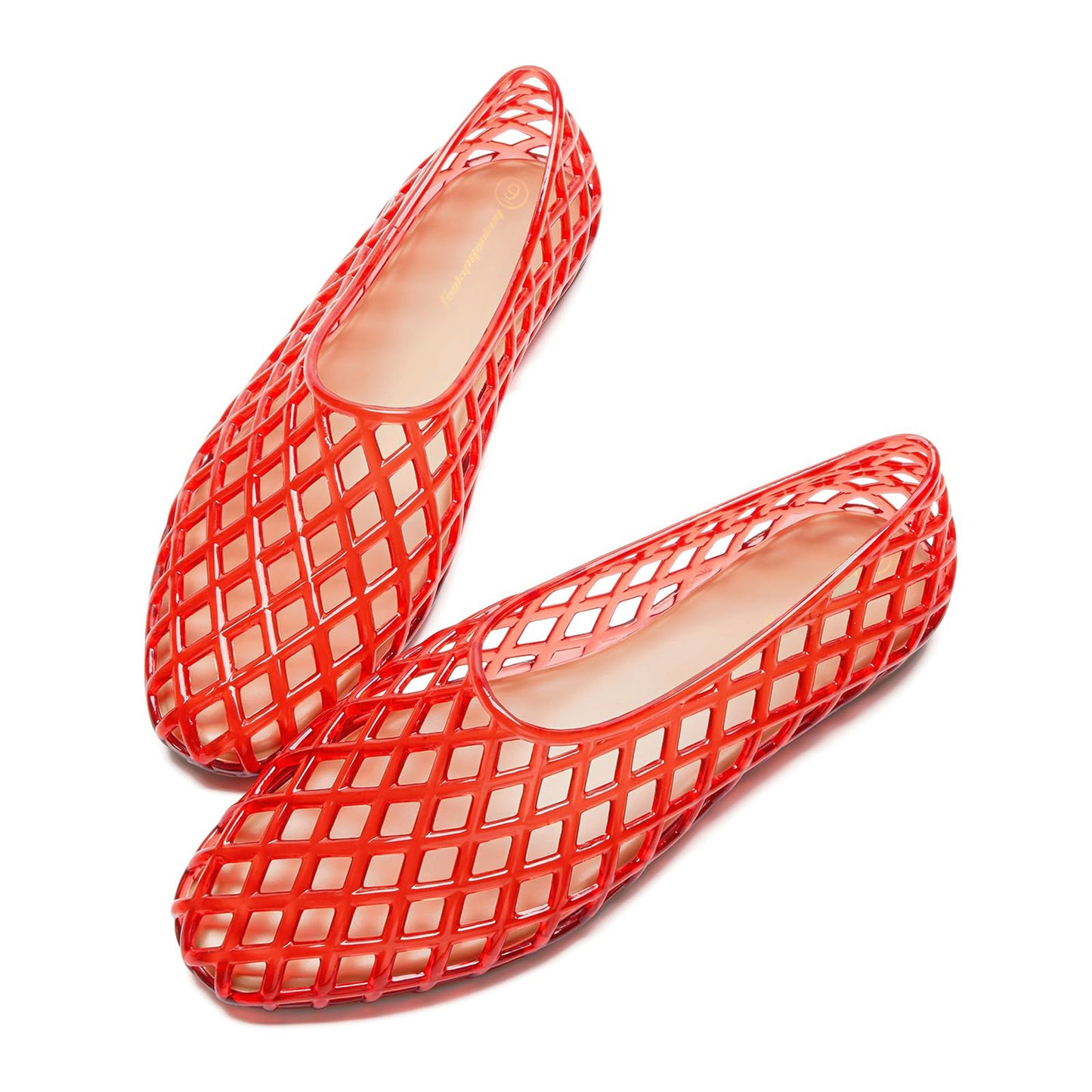 Premium Soft Jelly Mesh Flats Breathable Summer Beach Ballet Sandals