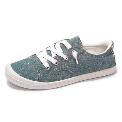 Classic Women's flat Canvas shoes - Lightweight Non-Slip Sneakers