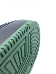 Men's Black shoes - Top Sneakers with Green Laces & Contrast Sole