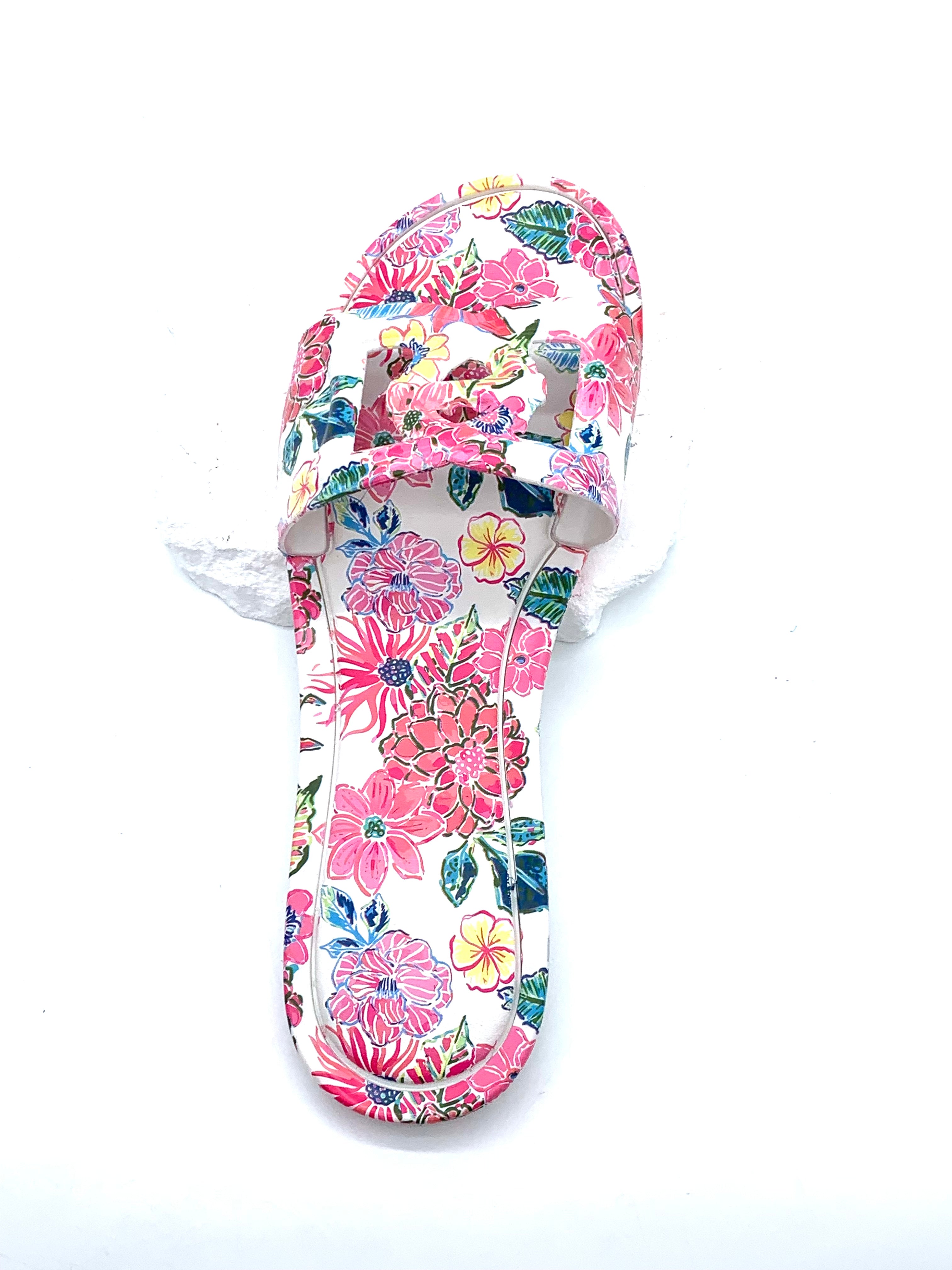 Women's Floral Slides - Summer Comfort and Style