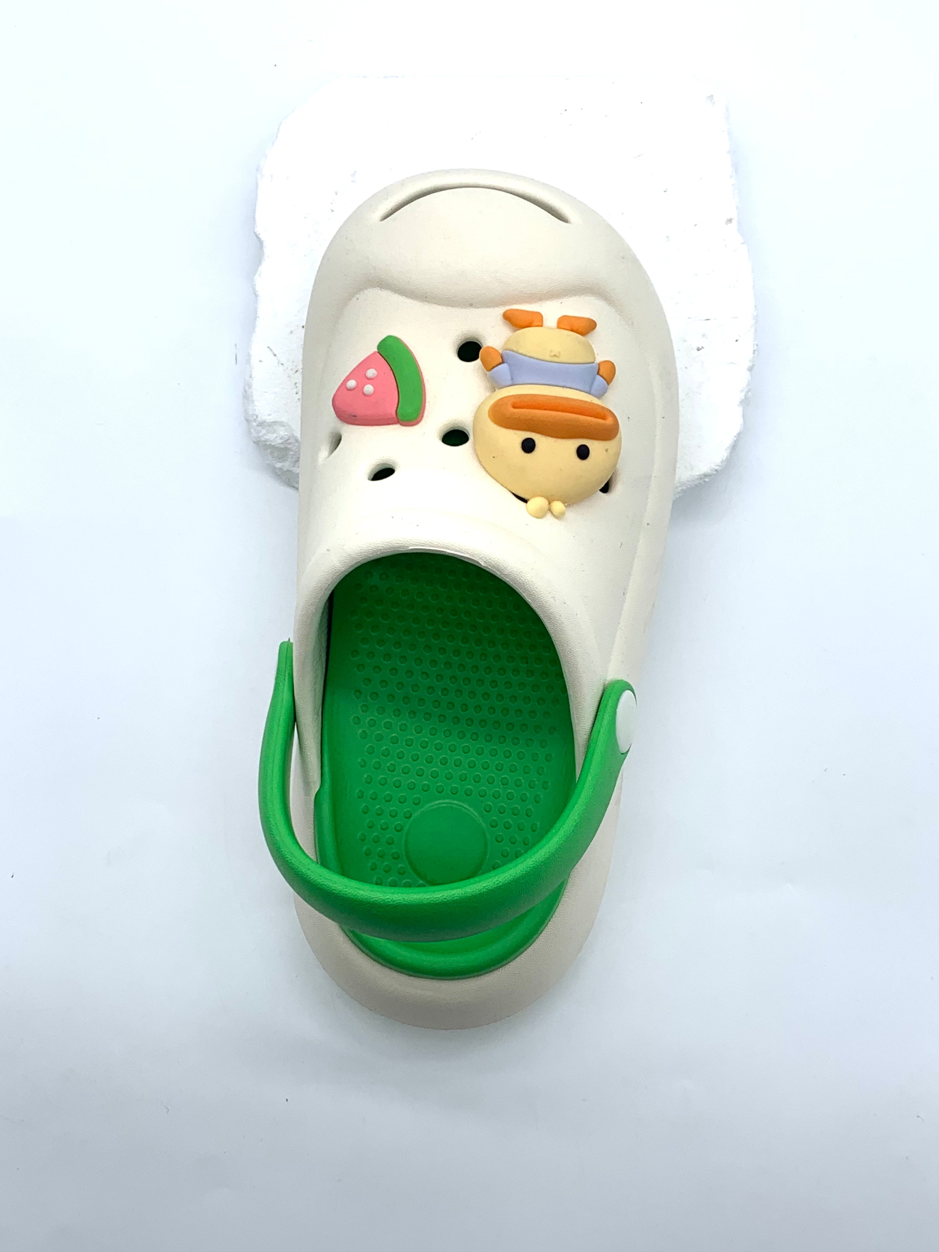 Children's Cartoon Duck Clogs Shoes - Cute and Comfortable Non-slip Shoes for Toddlers-green