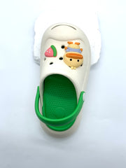 Children's Cartoon Duck Clogs Shoes - Cute and Comfortable Non-slip Shoes for Toddlers-green