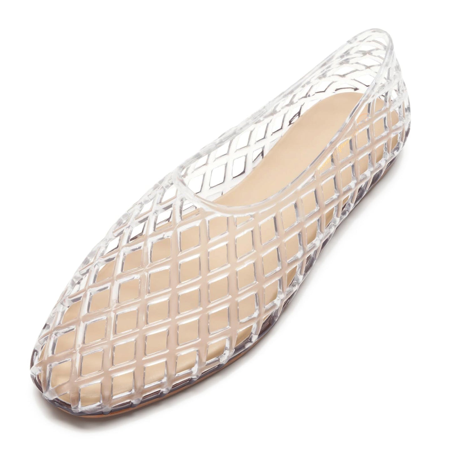 Premium Soft Jelly Mesh Flats Breathable Summer Beach Ballet Sandals