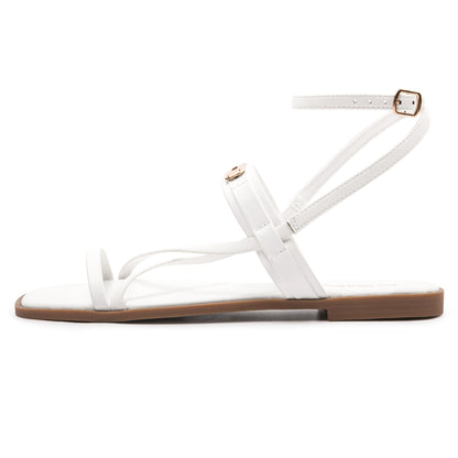 Women's Lace-Up Strappy Flat Sandals Ankle Tie Gladiator