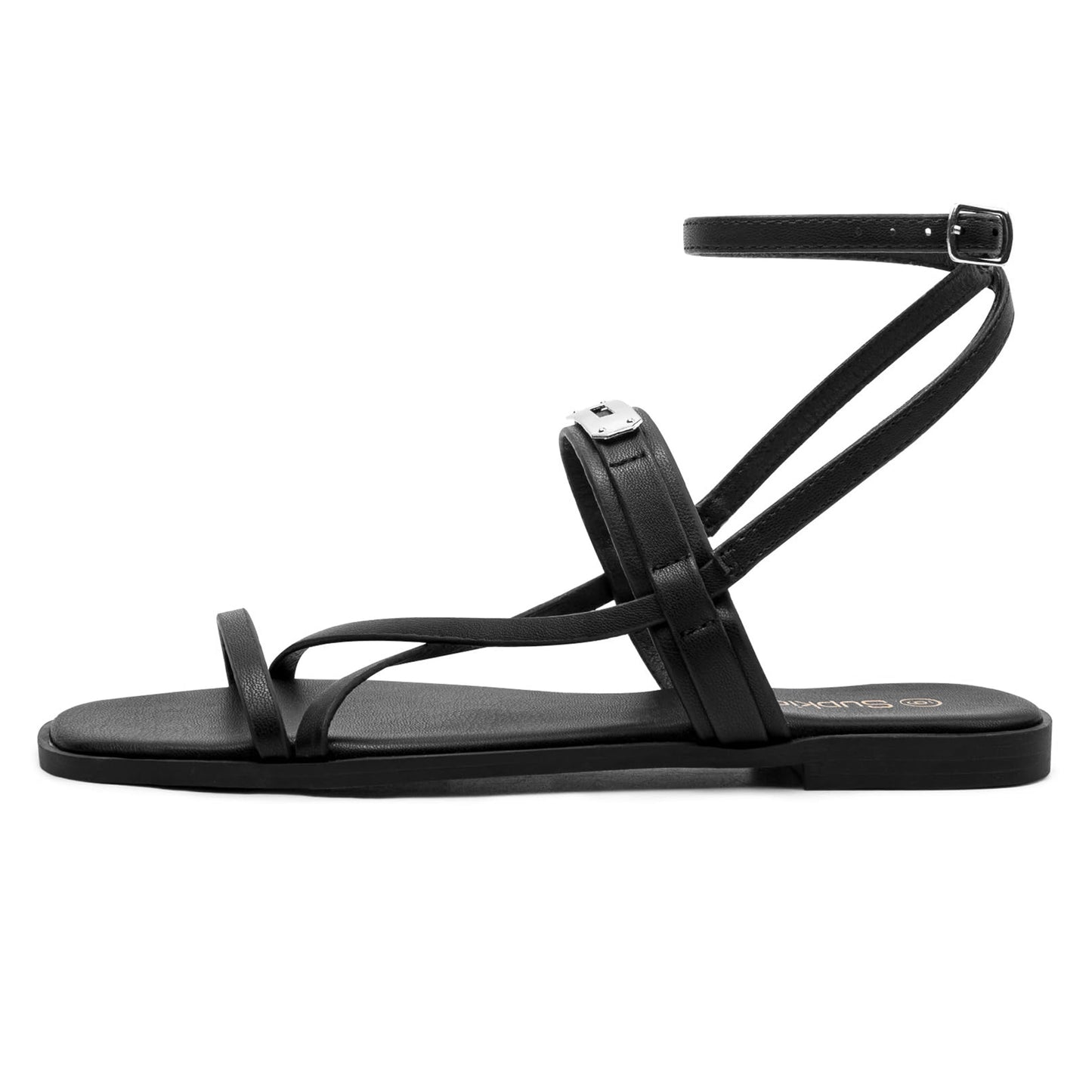 Women's Lace-Up Strappy Flat Sandals Ankle Tie Gladiator