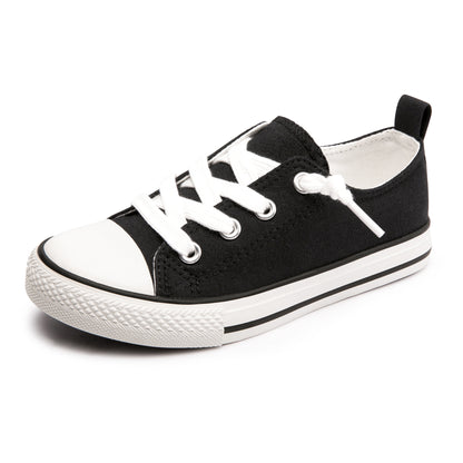 Boy Girls Low Top Canvas Shoes Casual Non-Slip Sneakers