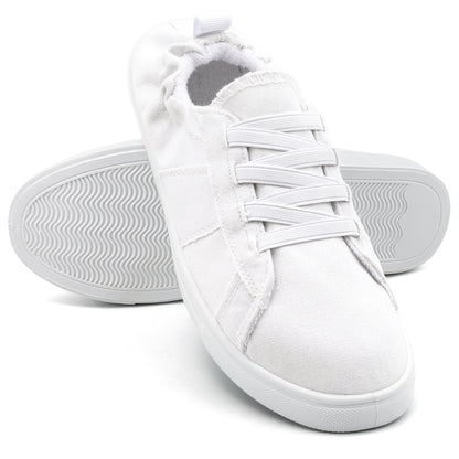 Soft Canvas Slip-On Sneakers – Lightweight Comfort non-slip Shoes