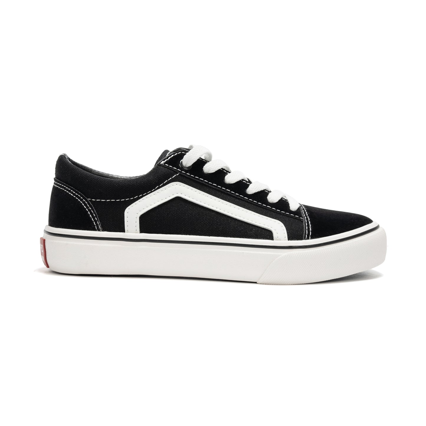 Women's Canvas Sneakers Faux Leather Low Top Casual Walking Shoes