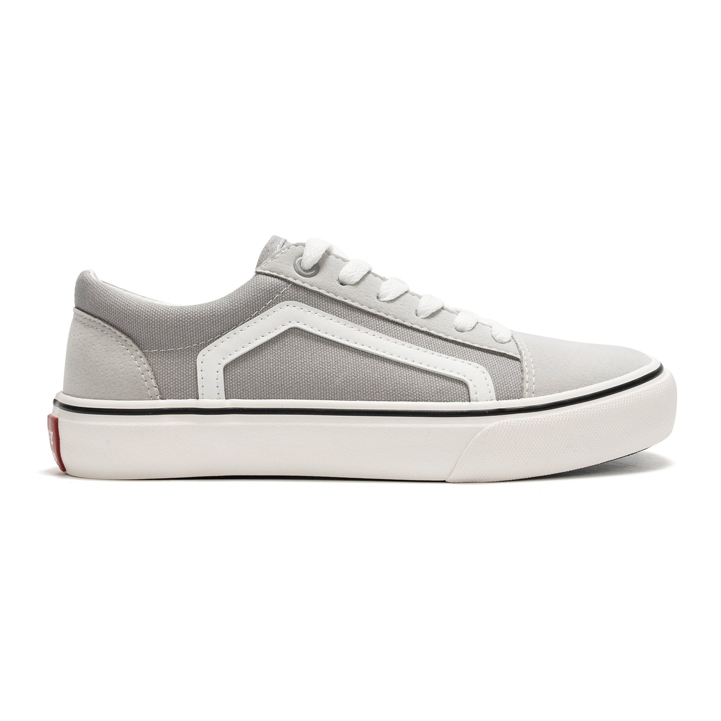 Women's Canvas Sneakers Faux Leather Low Top Casual Walking Shoes