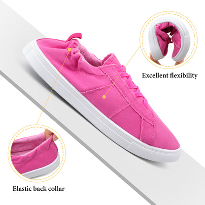 Soft Canvas Slip-On Sneakers – Lightweight Comfort non-slip Shoes