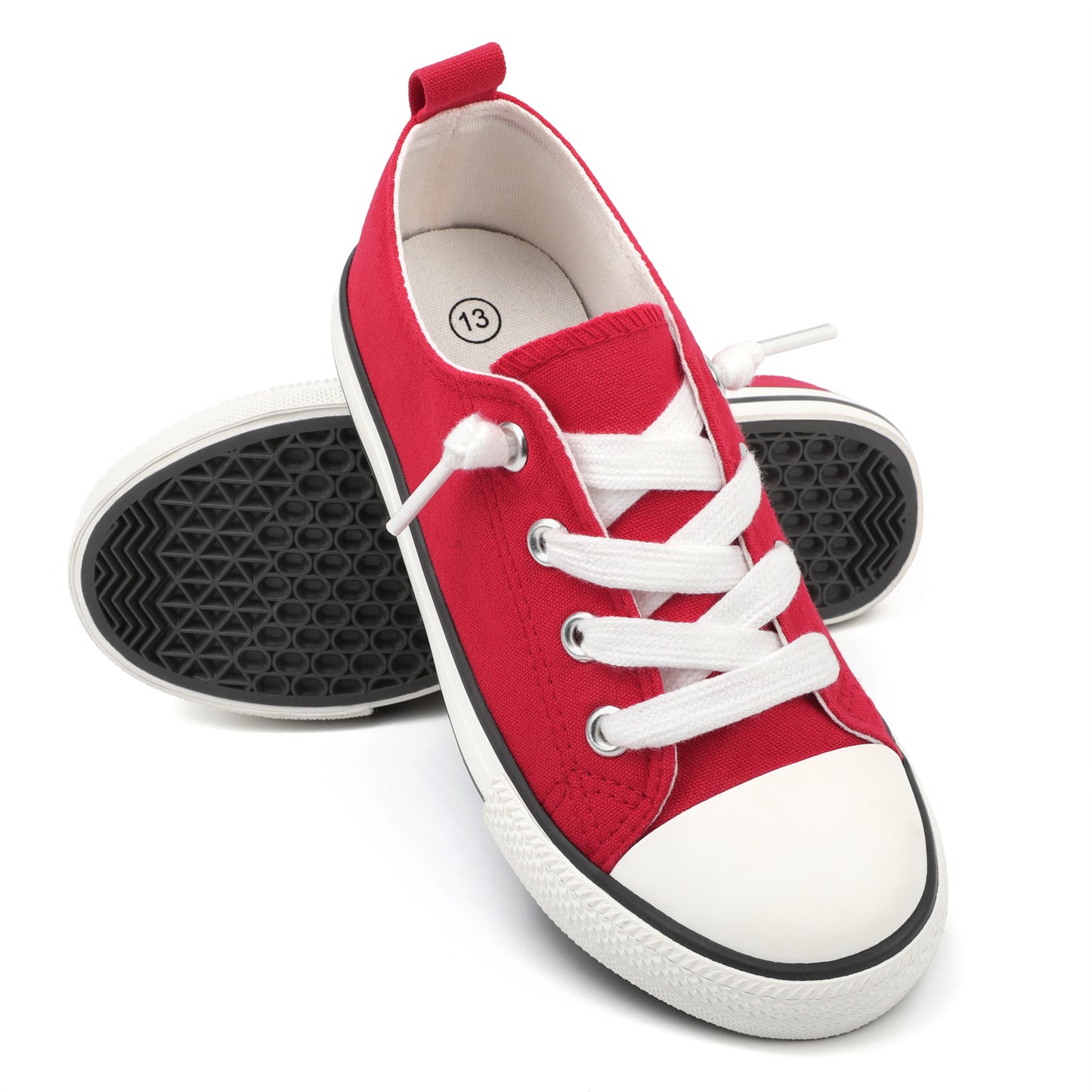 Boy Girls Low Top Canvas Shoes Casual Non-Slip Sneakers