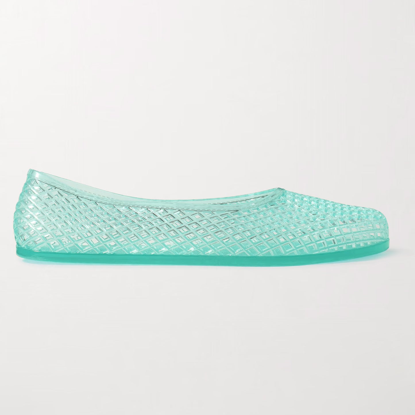 Women’s Jelly Mesh Ballet Flats – Breathable Clear PVC Slip-On Sandals | Lightweight Water-Friendly Summer Shoes