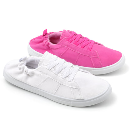 Soft Canvas Slip-On Sneakers – Lightweight Comfort non-slip Shoes