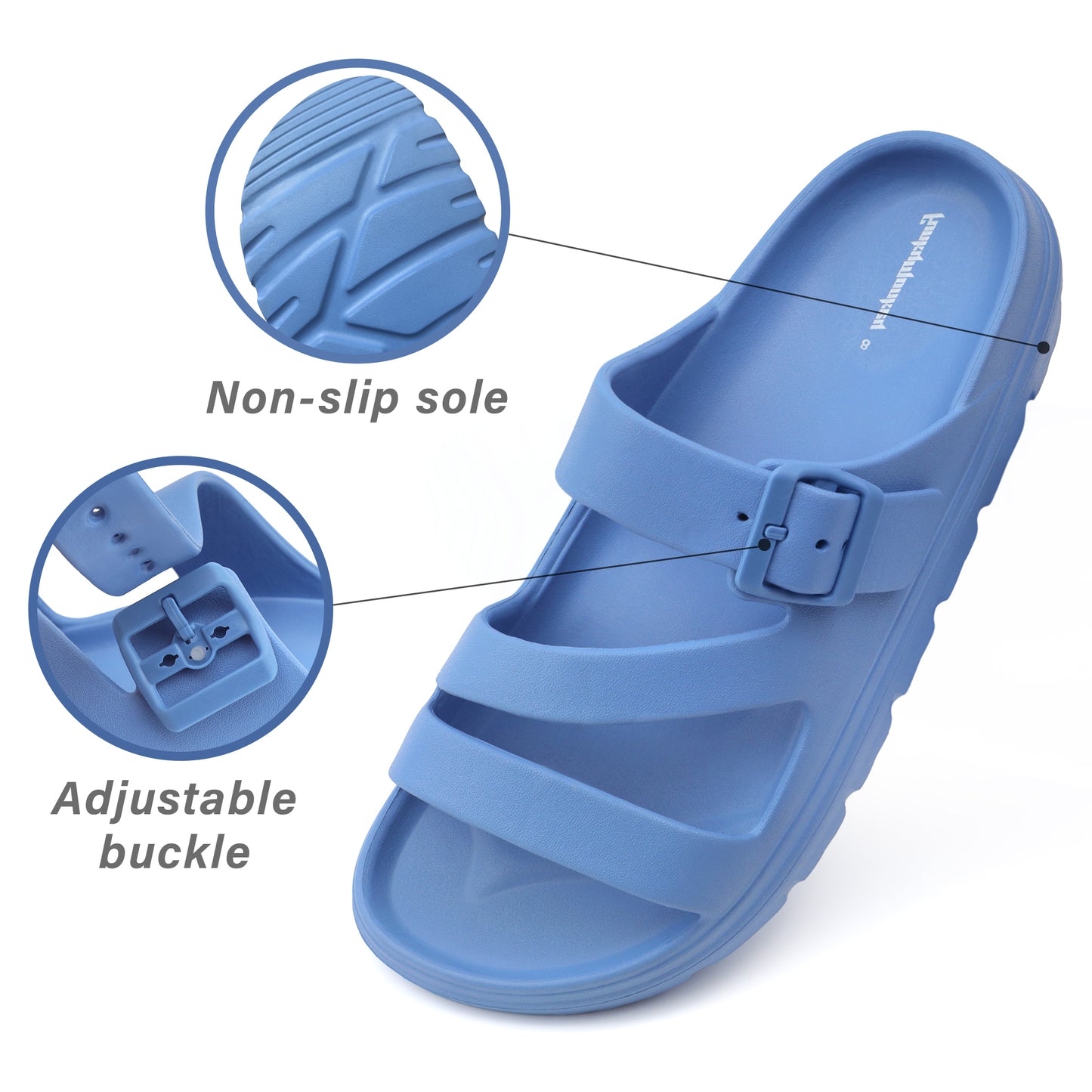 Women EVA Double Strap sandals summer platform shoes