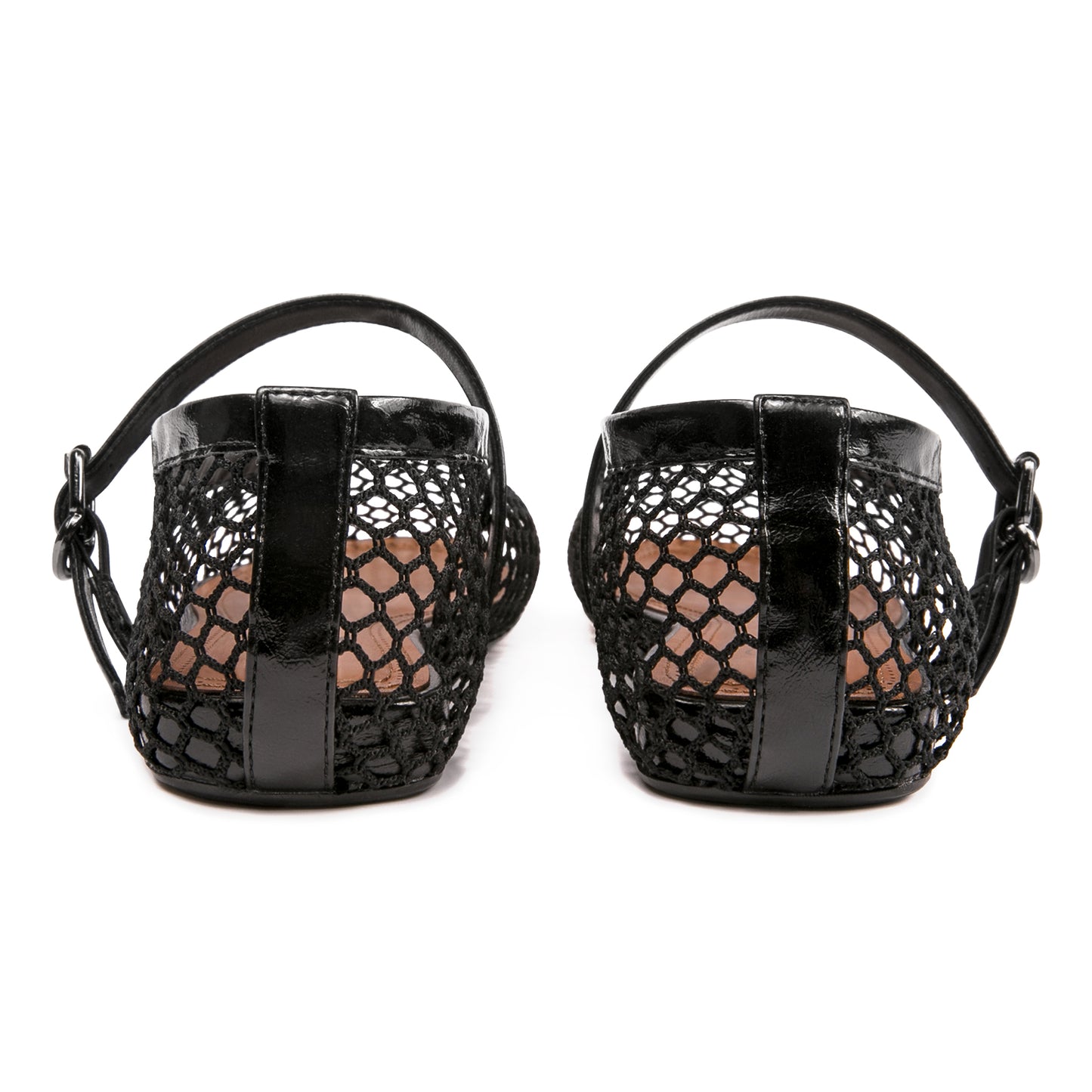 Women’s Mesh Mary Jane Ballet Flats Buckle Strap Comfort Shoes