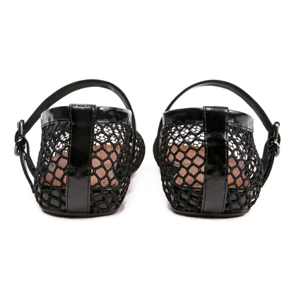 Women’s Mesh Mary Jane Ballet Flats Buckle Strap Comfort Shoes