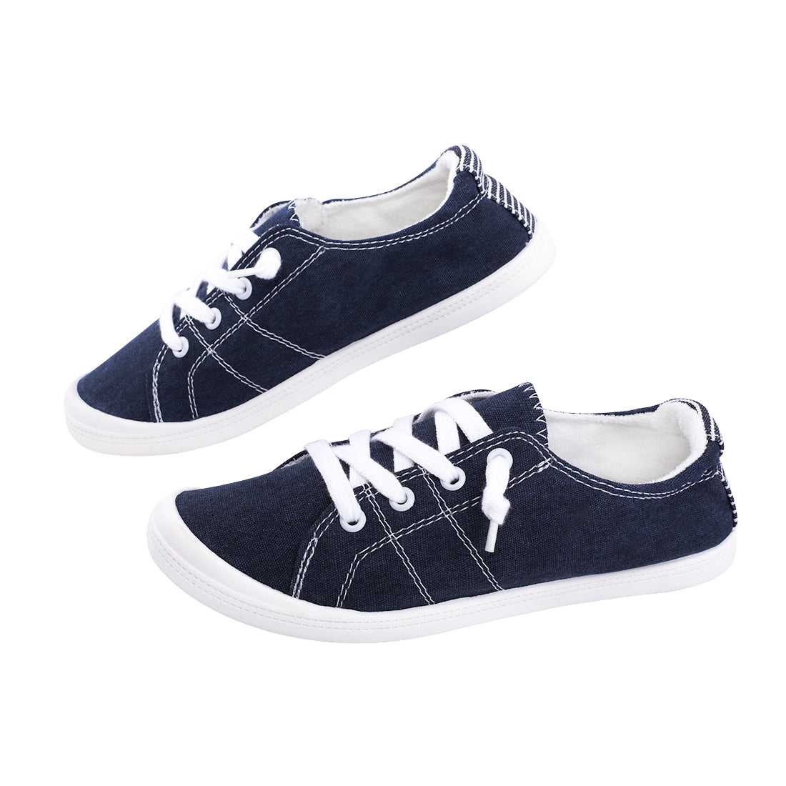 Classic Women's flat Canvas shoes - Lightweight Non-Slip Sneakers