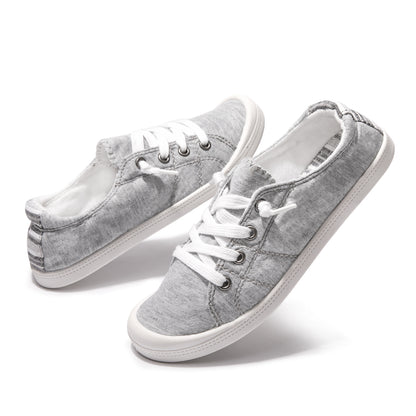 Classic Women's flat Canvas shoes - Lightweight Non-Slip Sneakers