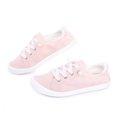 Classic Women's flat Canvas shoes - Lightweight Non-Slip Sneakers