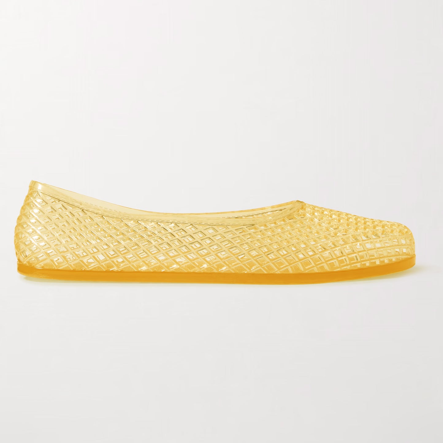 Women’s Jelly Mesh Ballet Flats – Breathable Clear PVC Slip-On Sandals | Lightweight Water-Friendly Summer Shoes
