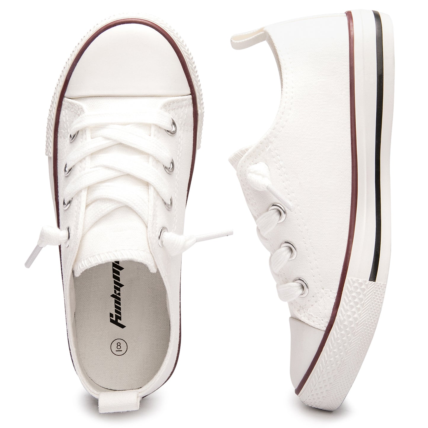 Boy Girls Low Top Canvas Shoes Casual Non-Slip Sneakers