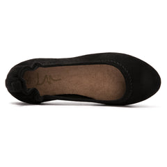 Velva - Black - Women's Slip On Ballet Flat