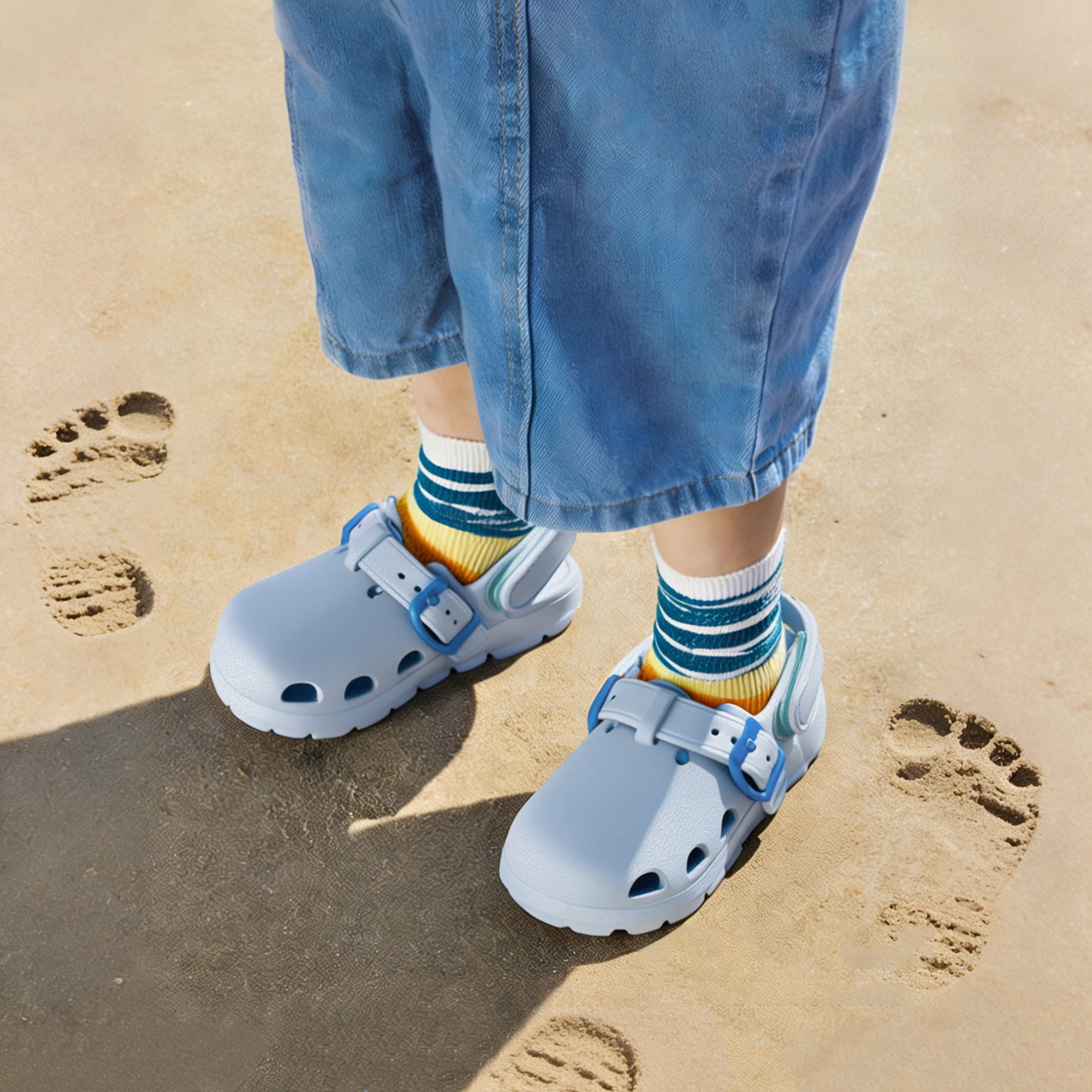Closeout Deal – Classic Kids EVA Slip-On Garden Clogs, Non-Slip Summer Sandals