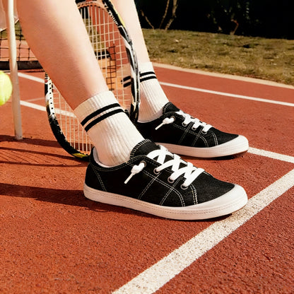 Classic Women's flat Canvas shoes - Lightweight Non-Slip Sneakers