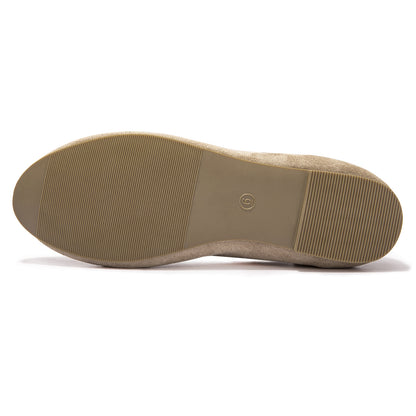 Women suede Ballet Flats Comfortable Slip-On Shoes